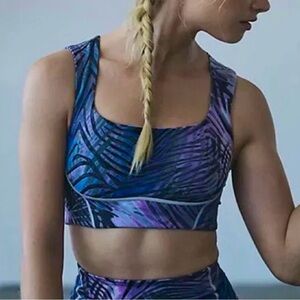 NWT Free People You're A Peach Printed Bra, Size Small